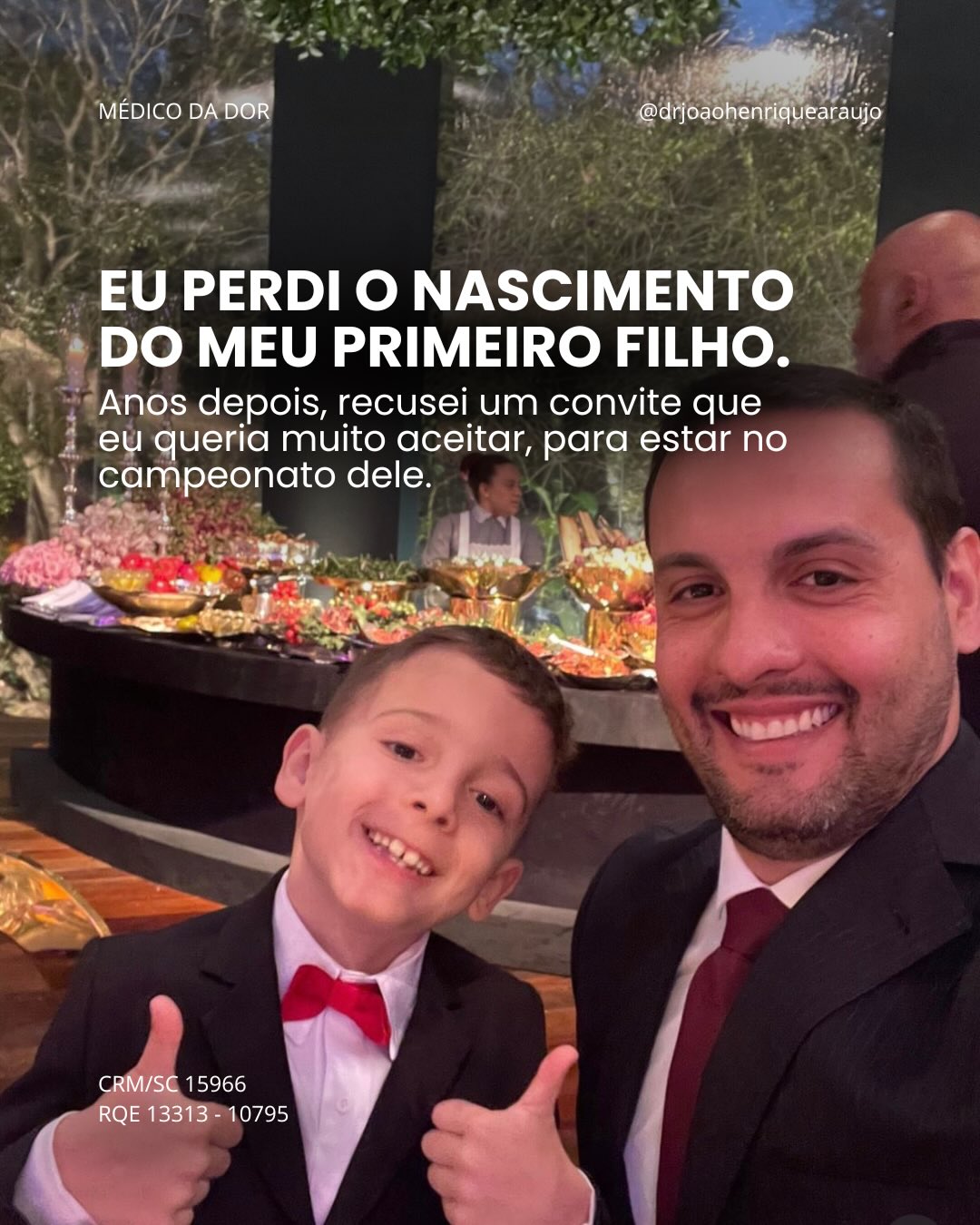 Post do Instagram @drjoaohenriquearaujo